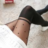 neue Damen Mädchen Strumpfhosen beugen Herz Muster falsch hohe Strumpf Strumpfhosen für die Frühjahr Herbst