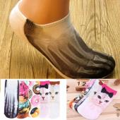 1pair 3d gedruckte Socke...