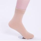 Damen Hoch elastische sAmt Seide Socken Frühjahr Herbst Frau Hautfarbe Nylonsocken Damen sexy Schwarze kurze Socken 20p