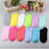 kostenLoser Versand 10 Paar = 20PCs viele Damen Socken fluoreszeNZ Baumwolle Socke Candy Farbe Mode Knöchel Boot