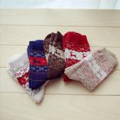 heißes Verkauf Damen Socken kurze Weihnachtsgeschenk Socke Mode Winter Kaninchen Wolle 3d Damen süß Socke