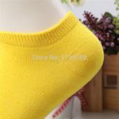 20PCs = 10pairs viele Damen Baumwollstrumpfe Sommer süße Bonbons Farbe Boot Socken für Frau Knöchel Socke Einfarbig