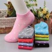 süße liebe Damen Socken 1lot = 5pairs solide Süssigkeiten Farbe süß Schiff Boot kurze Socke SpRing autumnthin