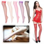 solide Farben Lady sexy netzStrümpfen Spitzen Spandex Top Mesh Kniehohe Strümpfe KnieStrümpfe lange Strumpfhosen Strumpf