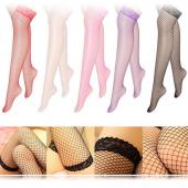 solide Farben Lady sexy netzStrümpfen Spitzen Spandex Top Mesh Kniehohe Strümpfe KnieStrümpfe lange Strumpfhosen Strumpf