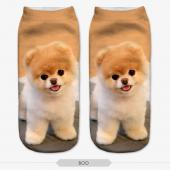 3d Drucken pug Tier Damen Socken casual Socken Söckchen unisex Dekolletee