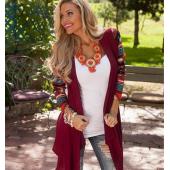 lange Ärmel Damen Strickjacke aus Pullover lässig Damen asymmetrische Strickjacken Pullover Klimaanlage Hemden