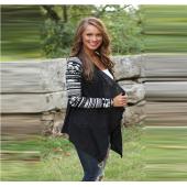 lange Ärmel Damen Strickjacke aus Pullover lässig Damen asymmetrische Strickjacken Pullover Klimaanlage Hemden