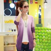 neuer Frühling süße Bonbons Farbe Stricken Hemd Pullover für Damen Zeigen Dünne Damen Pullover Strickjacke 6 Farben