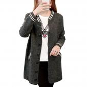 ein neuer Pullover Hals Damen Strickjacke Pullover studentinnen Pullis lange Koreanischen Version Pullis