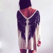 neue warme Strickjacke p...