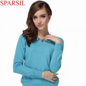 sparsil Damen Herbst Winter mischung Pullover aus Pullover Damen haben o Hals v Hals Pullover insgesamt