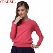 sparsil Damen Herbst Winter mischung Pullover aus Pullover Damen haben o Hals v Hals Pullover insgesamt