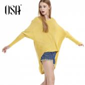 osa förderung Damen Herbst lange Ärmel o Pullover Stricken Pullover Strickwaren sh429005 Hals casual