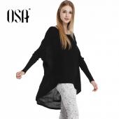 osa förderung Damen Herbst lange Ärmel o Pullover Stricken Pullover Strickwaren sh429005 Hals casual