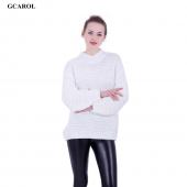 Damen Koreanischen Pullover Dicke grob Wolle aus laterne Ärmel Tops Mode für Frühjahr Herbst Winter pullo casual