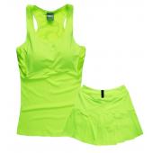 4 Farben Damen schnell tRocken fitness und lässig Sport Anzug weibliche tennis Hose mit einem Sport Weste geteilt