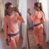 neue Herbst Damen TrainingsAnzüge 2 Stück Setzt Pullover und Hose Hoodies Sport SweaT Shirt an kanten zu Setzen