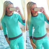 neue Herbst Damen TrainingsAnzüge 2 Stück Setzt Pullover und Hose Hoodies Sport SweaT Shirt an kanten zu Setzen