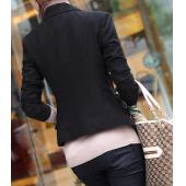 Mode für Damen Mantel slim büro Damen Blazer Freizeit neue Button Jacke Anzug