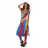 Sommer Traditionelle afrikanische Mode mit Seite teilen lange Kleid und Damen Traditionelle afrikanische Mode leggin