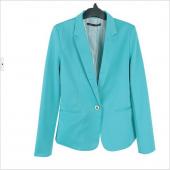 Damen wie Blazer faltbaren Marke Jacke aus Baumwolle Spandex mit futter Vogue BonbonFarben Blazers freien Shipp