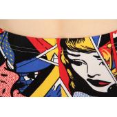 Europa Amerika comic Schönheit Mädchen Briefe Print Leggings hohe Spandex Frau neuheit Gamaschen plus Versandkosten