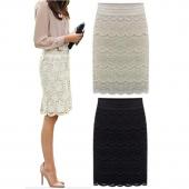 hohe Taille Bodycon Rock Spitzen Damen Röcke weibliche Schwarze saia curta Feminino Vintage Damen BleiStift Rock