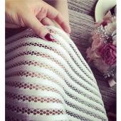 Sommer im Herbst neue sexy Mode Rock Womens Gestreiften Hebt fluffy Rock swing Rock ladies Schwarz Weissen Ball