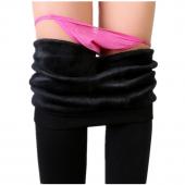 s xl 8 Farben Winter Damen warm Leggings elastische high Taille plus Faux stretch Dicke Hose samt Dicke Damen