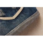 heißer Sommer Shorts Damen Vintage Club kurze Jeans sexy Hip hop Schädel Pflaster plus Size Shorts ohne gurt