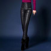 Damen Hosen Hosen Winter hohe tailliertes Oberbekleidung Damen Mode slim warm dick duck dich Hose Hose skin