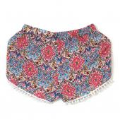 neu Damen sexy heiße Sommer hohe Taille Dame gedruckt Shorts July14