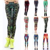neue ankunft 3d Damen gedruckt Leggings Geometrische aus Mode leggins kdk1401