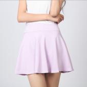 Damen Rock vier jahreszeiten passende Shorts plus Grösse 10 BonbonFarben plissierte Röcke Verhindern hohe elastizität