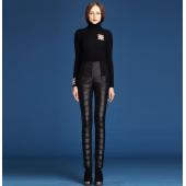 Damen Formelle Hose Winter Damen hohe Taille abwärts Dicke Hose Oberbekleidung warm winddichte auf Hosen Damen