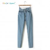 222 Frühjahr neue Damen b hohen cowboy Harem Hose Vintage cowboy in voller länge Hose los cowboy Hose