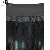 Frühling im Herbst neuen Damen feder MiniRock elastischen Bund high Street one Size fits in xs l Versandkosten