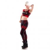 Schwarze Milch der neuen Schwarzen splatter Print Damen Gamaschen fitness Dünne lange Frau leggins kdk1393