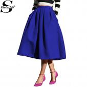 sheinside eine fackel gefalteten Fashion Street Style Damen solide einfach lässig elegante Taschen Vintage