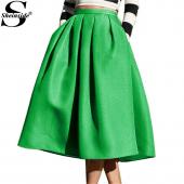 sheinside eine fackel gefalteten Fashion Street Style Damen solide einfach lässig elegante Taschen Vintage