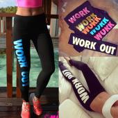 Mode Damen und Waffe Print Hose BleiStift fit jeggings fitnessstudio Print Sport mit s workout legging