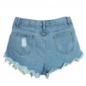 super Sommer sexy Damen und Lady Mode slim fit bohrung Denim Shorts