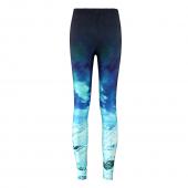 sexy hot Verkauf neuer neuheit 3d gedruckten Mode Damen leggins Raum Galaxy leggins Krawatte Farbstoff fitness ohne