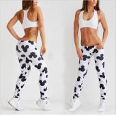neuer Frühling und Herbst Abenteuer Zeit fitness Damen leggins mickey Leggings Sport leggins