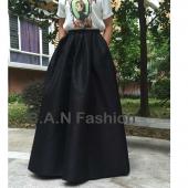 4xl the Blue 118cm länge lange Maxi Röcke mit hoher Taille gefaltete Damen Sommer faldas Damen jupe weibliche Kleidung