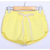 kostenLoser Versand Marke Mode Sommer Sport und FreiZeit elastischen Bund Damen Damen kurz Feminino lässig Shorts