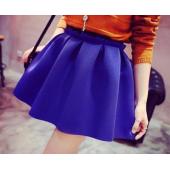 im Herbst und Winter die high Street Damen MiniRock BallKleid unterRock hohe Taille gefaltete Rock für Mädchen 1d30