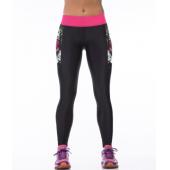 neue Mode Damen und hohe Taille fitness Sport Hosen Strecken kurze leggins gedruckt