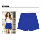 Zeitlich begrenzte angebot ließ saias jupe Röcke Damen Damen skorts Shorts helle Mini asymmetrischen 6 Farben